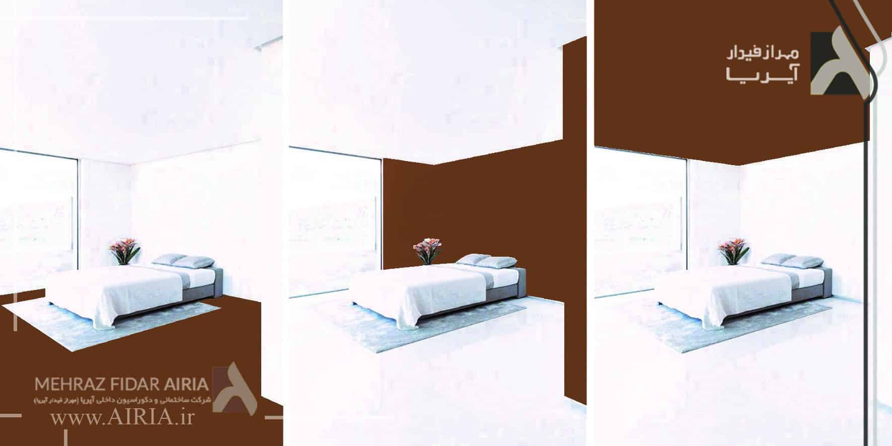 نقش رنگ قهوه ای در تأثیرات رنگهای مختلف در طراحی داخلی