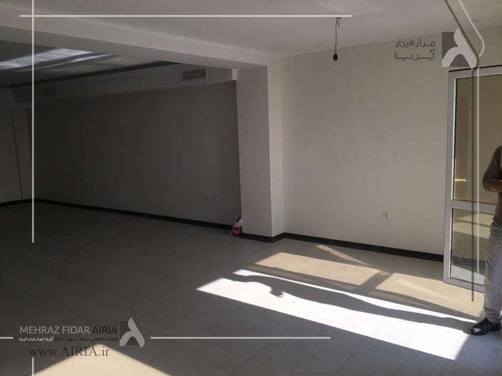 تصویر غذاخوری و پذیرایی قبل از بازسازی و طراحی داخلی خانه در خیابان توحید
